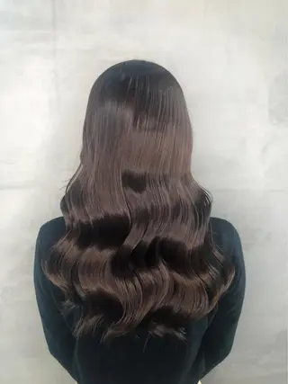 ロング カラー ヘアアレンジ Zina 渋谷のヘアスタイル