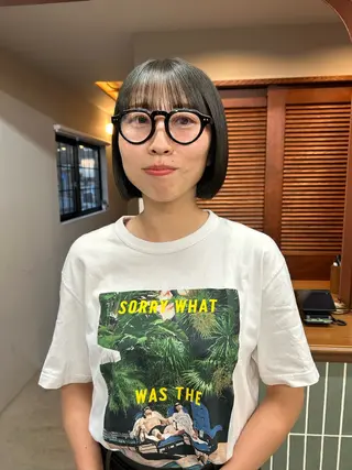 ショート ムナカタ アカリのヘアスタイル