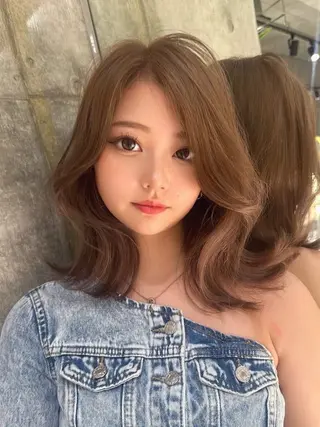セミロング カラー 🌈Hiroki🌈 似合わせヘアのヘアスタイル