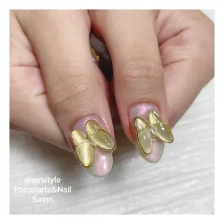ミディアム ネイル 🐾enen style 🐾のネイルデザイン