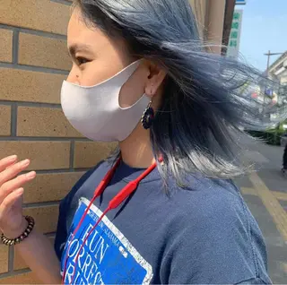 ミディアム kiyono ⭐︎ダブルカラーのヘアスタイル