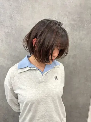 カラー Yoshiいろあそび 八王子/ハイトーンのヘアスタイル