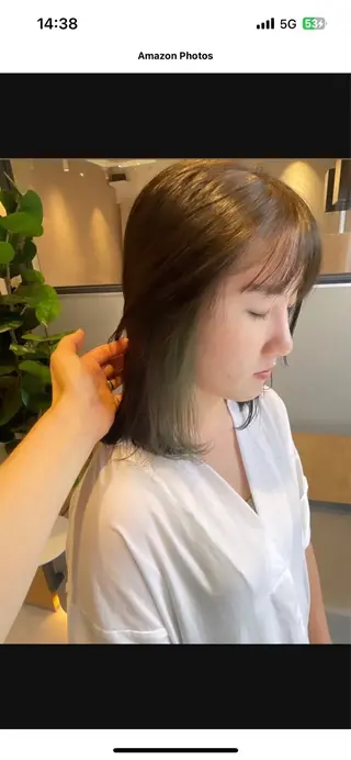 セミロング カラー レイヤーカット/美髪 矯正🫧/中本輝人のヘアスタイル