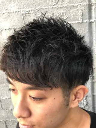 ショート メンズ 島田 竜也のヘアスタイル