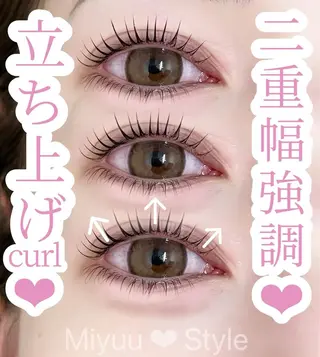 マツエク・マツパ Miyuu _のマツエク・マツパデザイン