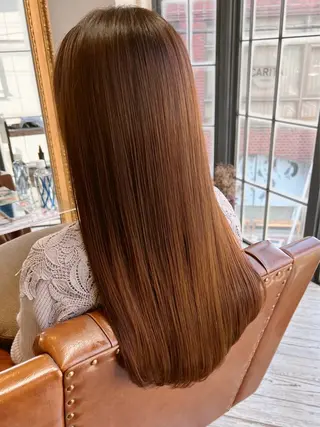 ロング カラー 大塚 実優のヘアスタイル