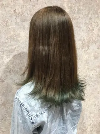 セミロング カラー Blanco Color&Careのヘアスタイル