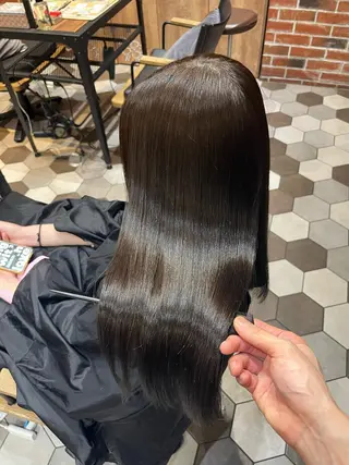 ロング 梅田🫧髪質改善 縮毛矯正🫧村上蒼生のヘアスタイル