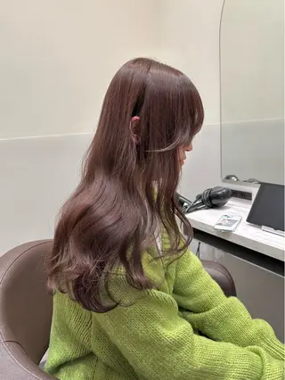 ロング カラー 矢野 晃平のヘアスタイル