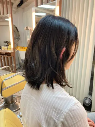 セミロング カラー 新井翼/銀座 メンズパーマ/のヘアスタイル