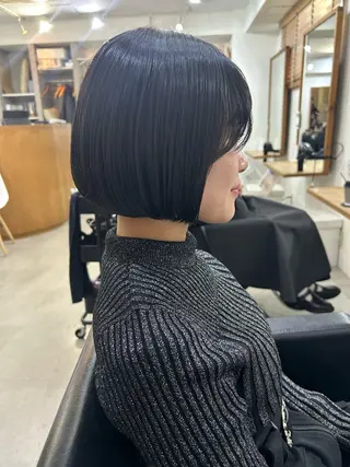 ショート ボブ人気No,1✨ TAME副店長のヘアスタイル