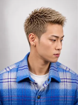 ショート メンズ 根塚 学のヘアスタイル