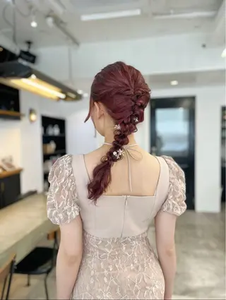 ロング ヘアアレンジ 縮毛矯正特化⌇髪質 改善⌇じゅあんのヘアスタイル