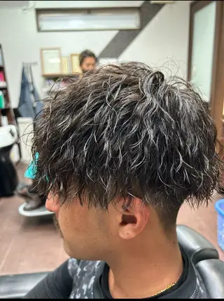 パーマ メンズ 河野 敬之のヘアスタイル