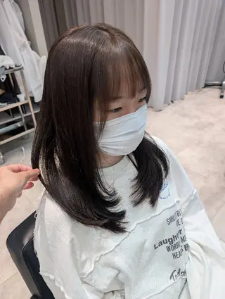 カラー ロング 田端みおと🐱ダブル カラー/髪質改善💕のヘアスタイル