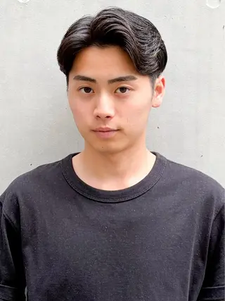 ショート パーマ メンズ 三宮メンズカット ヨシイッキのヘアスタイル