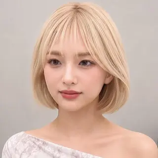 ショート 庭木華瑠🐾ボブ🧡 透明感カラー✨のヘアスタイル