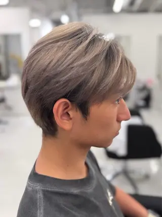 ショート カラー メンズ メンズ特化美容師 カラー専門ぺーターのヘアスタイル
