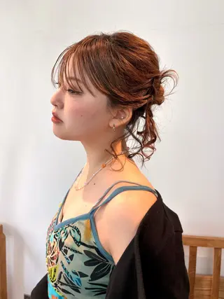 ミディアム Fev YUZUのヘアスタイル