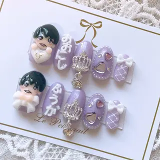 ネイル 大分市推し活ネイル 🎀ライブ・現場前にのネイルデザイン