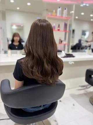 ロング カラー 大人上品ベージュ 🎀HARUNAのヘアスタイル