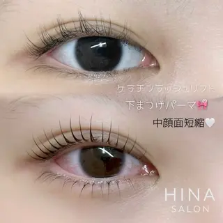 パーマ HINASALON momoのマツエク・マツパデザイン