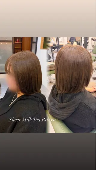 ショート カラー 𝐌𝐢𝐮 /本厚木美容室♡のヘアスタイル