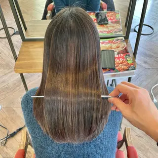 ロング パーマ 髪質改善特化 谷口祐綺のヘアスタイル