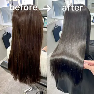 ロング 髪質改善カラー ショートボブ専門のヘアスタイル