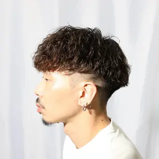 ショート パーマ メンズ メンズカット/パーマ 川崎　智大のヘアスタイル