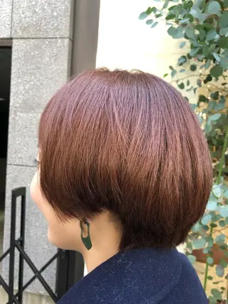 ショート カラー 京都河原町/艶髪/ 西田晴香のヘアスタイル