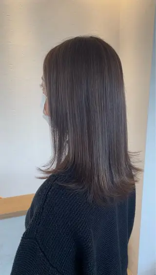 セミロング 💎透明感カラー💎 ナチュラルテイストのヘアスタイル