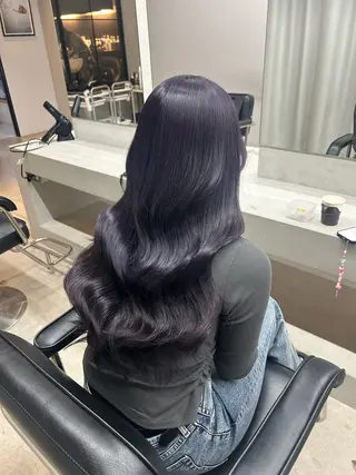ロング カラー 荒谷 薫のヘアスタイル