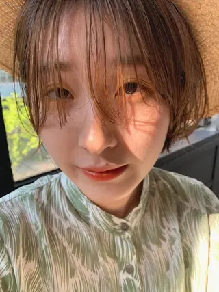 ショート レイヤーカット 鈴木駿介のヘアスタイル