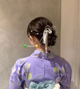 ミディアム ヘアアレンジ 🍒みしろ ほたる🍒のヘアスタイル