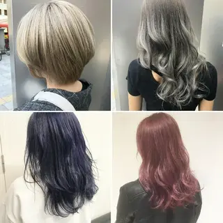 カラー 竹内啓太 ボブのヘアスタイル