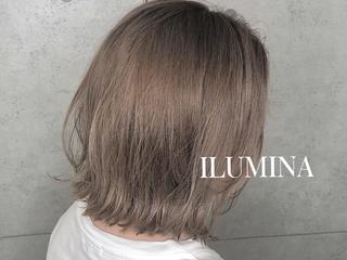 ミディアム 岸川 恭子のヘアスタイル