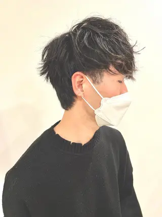 ショート メンズ 心斎橋メンズサロン リベルテグリットのヘアスタイル