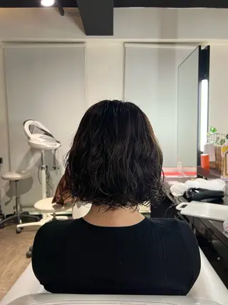 ミディアム パーマ SHU｜レイヤー カット/パーマのヘアスタイル