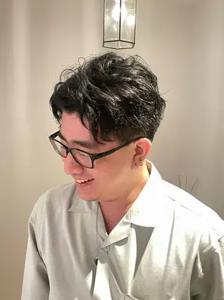 メンズ 透け感color/ SUのヘアスタイル