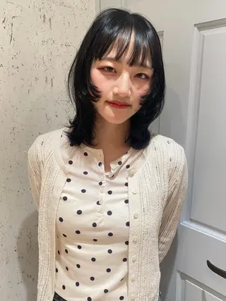 ミディアム カラー mai / linoah˚✧のヘアスタイル