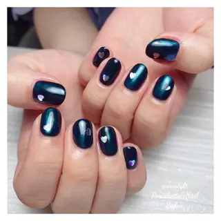 ミディアム ネイル 🐾enen style 🐾のネイルデザイン