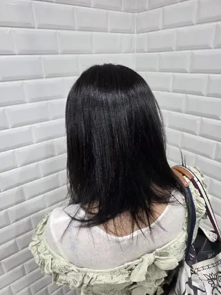 ミディアム カラー 長谷川 佳吾のヘアスタイル