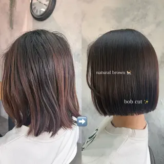 ミディアム シモイケ ルアのヘアスタイル