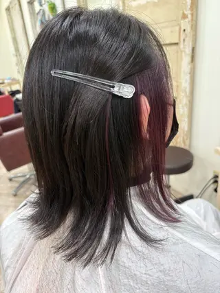 カラー 菊地 映香のヘアスタイル