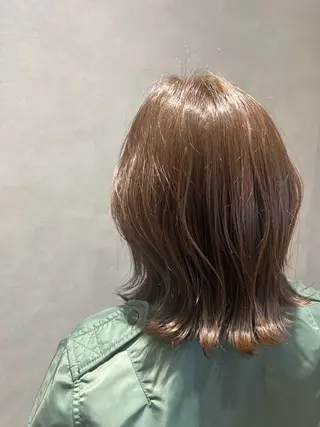 ミディアム カラー インナーカラー/ ストレート/奥野洸也のヘアスタイル