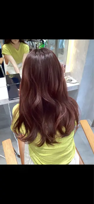 ロング カラー 関口 知佳のヘアスタイル