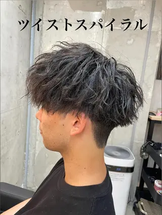パーマ メンズ メンズ縮毛矯正 細谷碧海のヘアスタイル