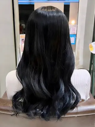 ロング カラー 落合 千夏のヘアスタイル