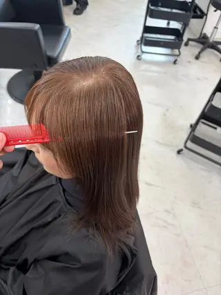 ミディアム カラー GiseL 博多筑紫口店のヘアスタイル